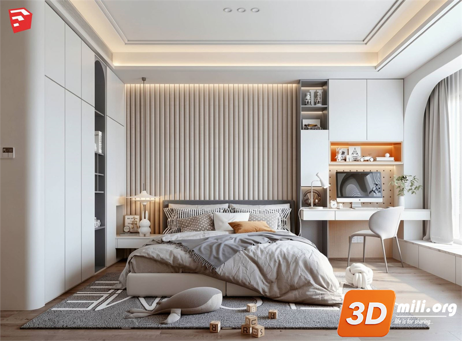 Children Room Scenes Skp FIles 